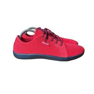 WHITIN Women's Red Minimalist Barefoot Shoes Zero Drop Sole Wide Sneaker Size 42